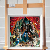 The Red Velvet Hound Gossaert - Diorama - Kristjana S Williams Studio