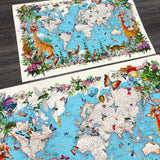 A Tall Giraffa World - Artist Proof - Kristjana S Williams Studio