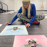 Golden Majestic Bee - Pink - Artist Proof