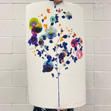 Blue Tree Pressed Flowers - Artist Proof