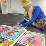 Audrey Electric Pink - Artist Proof