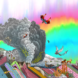 Firemountains & Jardskorpufleka - Hvítt - Skyline - Art Print - Kristjana S Williams Studio