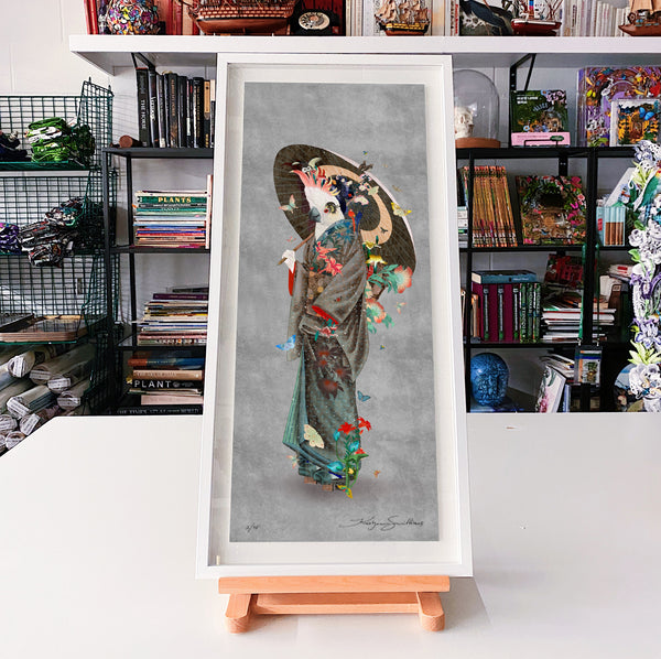 Aoi Silfur - Silk Print Exploration - Art print - Kristjana S Williams Studio