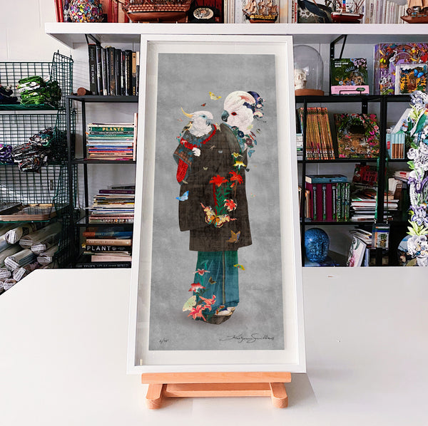 Akari Silfur - Silk Print Exploration - Art Print - Kristjana S Williams Studio