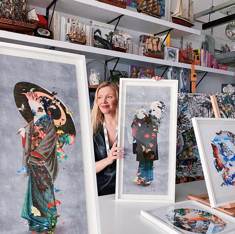 Akari and Aoi Silfur - Art Print Collection - Kristjana S Williams Studio