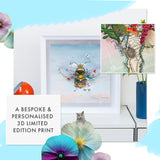 Bespoke Queen Bee - 3D Original Print - Kristjana S Williams Studio