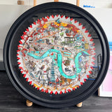 Austur Robin London Map - Original Artwork - Kristjana S Williams Studio