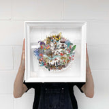 Circular Modern Lundunar Kort - East - Original Artwork 2023 - Kristjana S Williams Studio