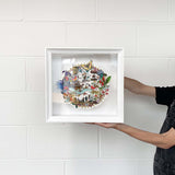 Circular Modern Lundunar Kort - East - Original Artwork 2023 - Kristjana S Williams Studio