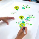 Pressed Flowers & Pets Flowers (II) - Art Print - Kristjana S Williams Studio