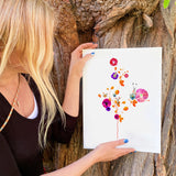 Pressed Flowers & Pets Flowers (I) - Art Print - Kristjana S Williams Studio