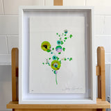 Pressed Flower Tree II - Framed Artwork - Kristjana S Williams Studio