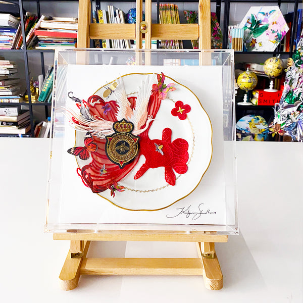 Fish Plötur II - Original Artwork - Kristjana S Williams Studio