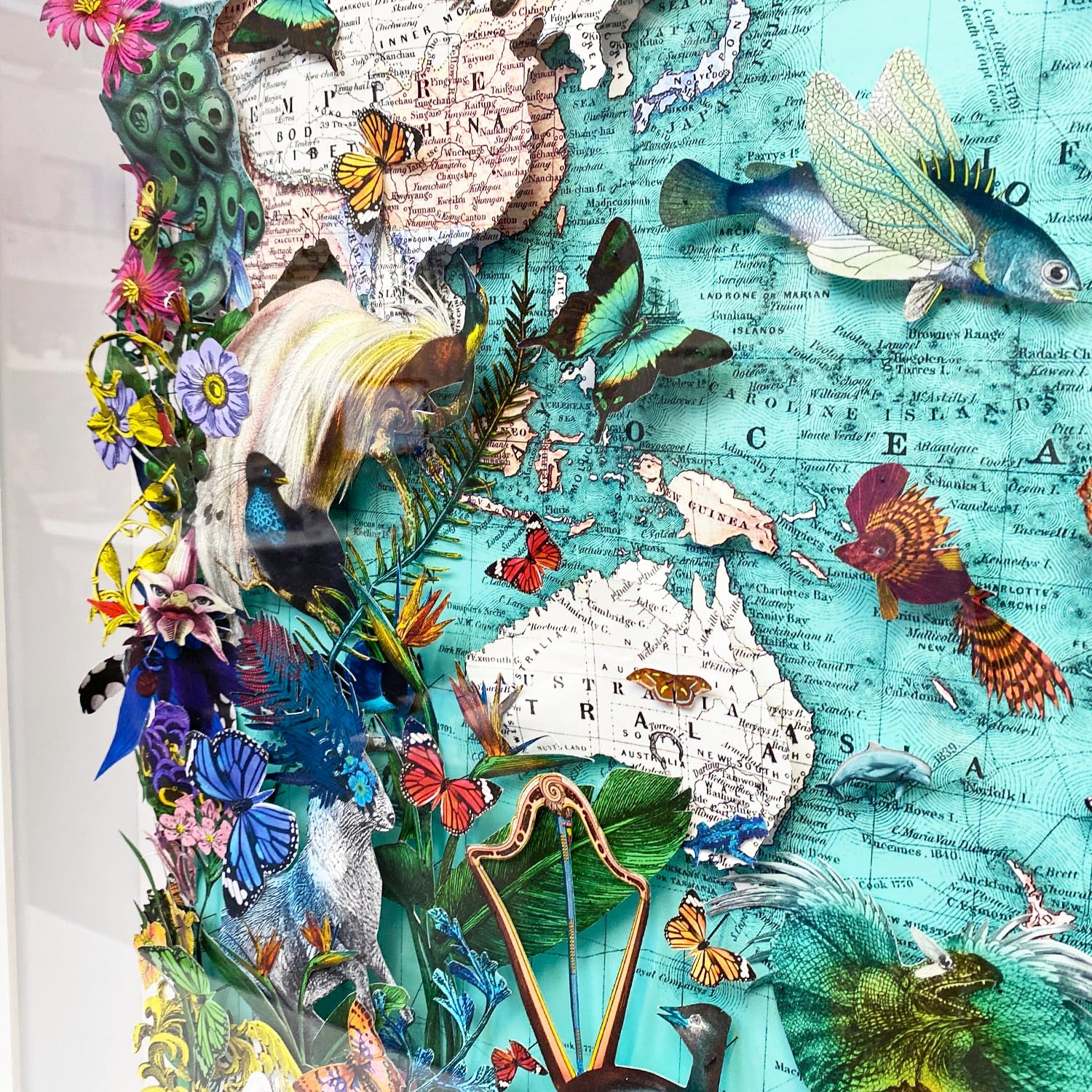 Mercator's Projection World Map | Original Artwork 2023 | Kristjana S ...