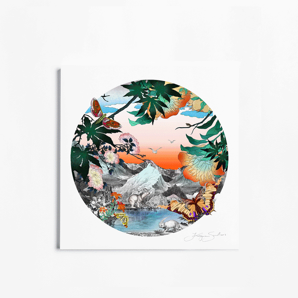 Rising Tides below the midnight sun Trilogy - Japanese Woodcut - Art Print Collection - Kristjana S Williams Studio