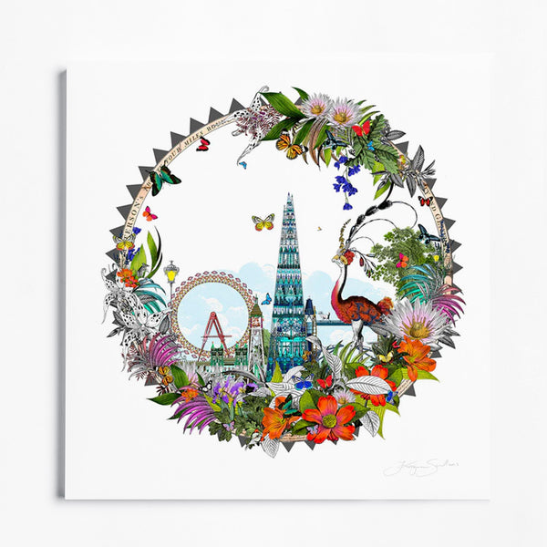 London Hringlaga Trilogy - Central - Art Print - Kristjana S Williams Studio