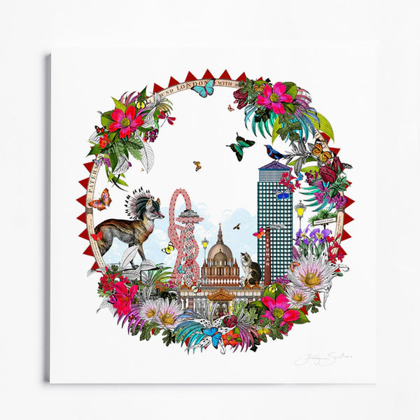 London Hringlaga Trilogy - East - Art Print - Kristjana S Williams Studio