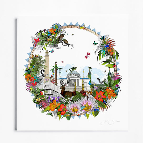 London Hringlaga Trilogy - West - Art Print - Kristjana S Williams Studio