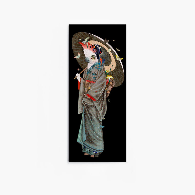 Aoi (strange dependence) - Silk print exploration - Art Print - Kristjana S Williams Studio