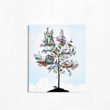 Fram Eg Sendi Flotan Minn - Sea-born Tree - Art Print - Kristjana S Williams Studio