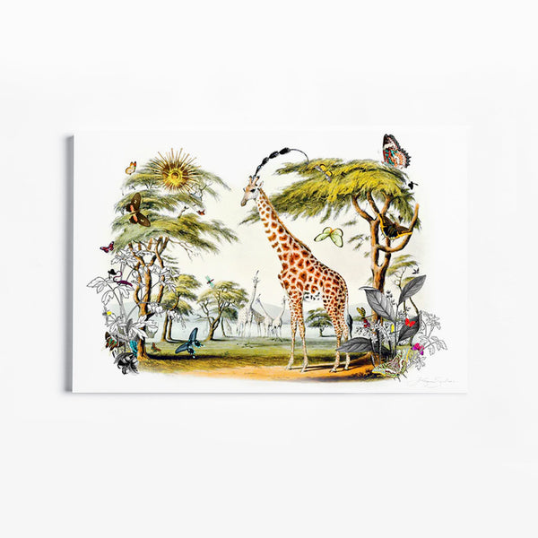 Giraffe Gardur - Art Print - Kristjana S Williams Studio