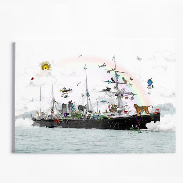 Intrepid London Ship - Art Print - Kristjana S Williams Studio