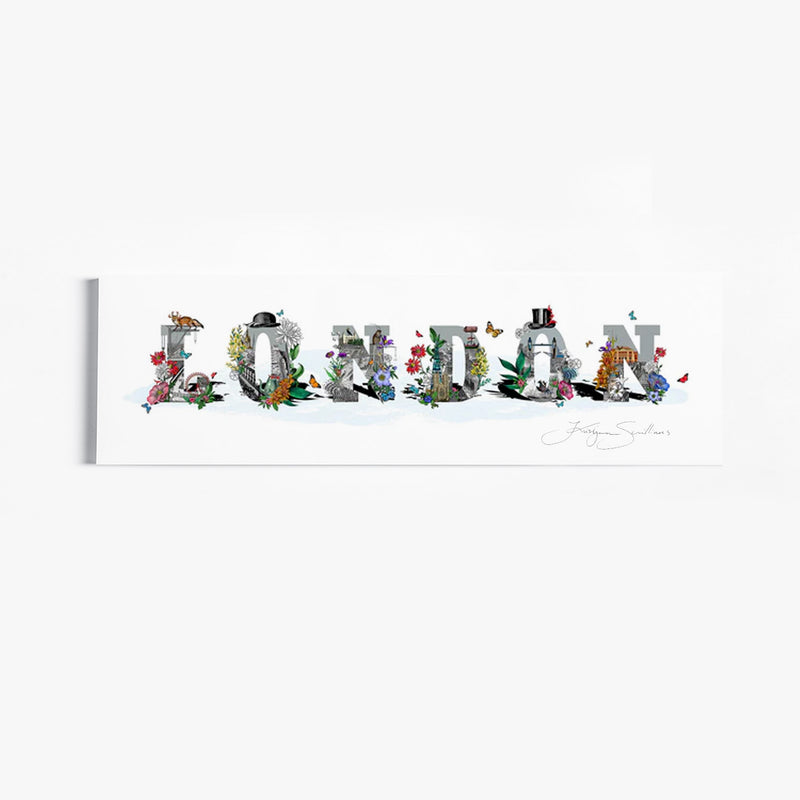 London Letur - Eg tek ofan - Art Print - Kristjana S Williams Studio