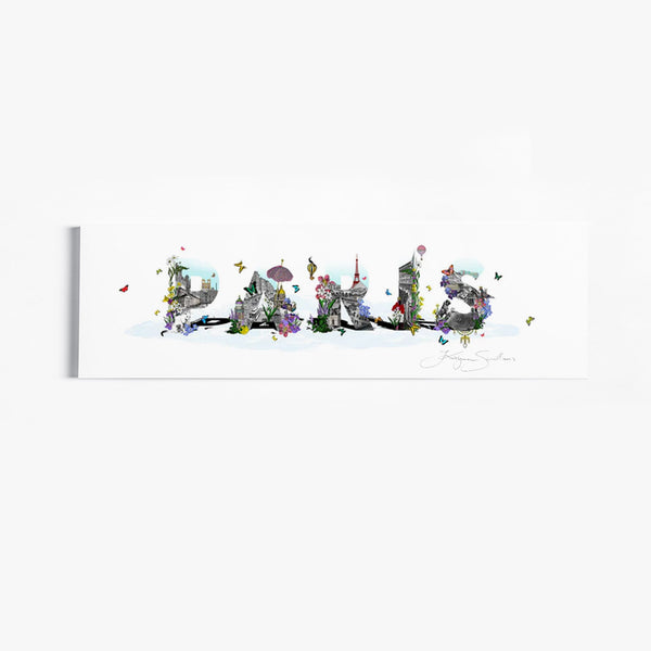 Paris Letur - Franskur Koss - Art Print - Kristjana S Williams Studio