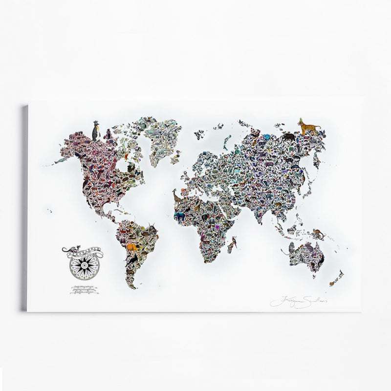 Regnboga Animal Garden of the World - Art Print - Kristjana S Williams Studio