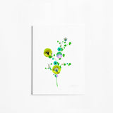 Pressed Flowers & Pets Flowers (II) - Art Print - Kristjana S Williams Studio