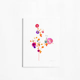 Pressed Flowers & Pets Flowers (I) - Art Print - Kristjana S Williams Studio