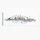 Heima a Froni - Iceland Skyline - Art Print - Kristjana S Williams Studio
