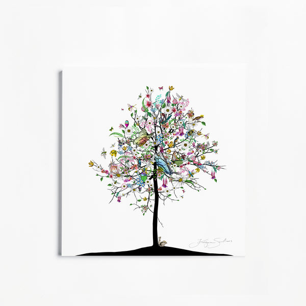 Four Season Tree - Vor  - Art Print - Kristjana S Williams Studio