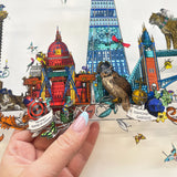 The London Skyline – Kettir og Kóngar - 3D Artwork - Kristjana S Williams Studio