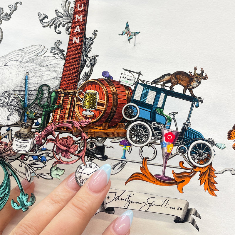 The London Skyline – Kettir og Kóngar - 3D Artwork - Kristjana S Williams Studio