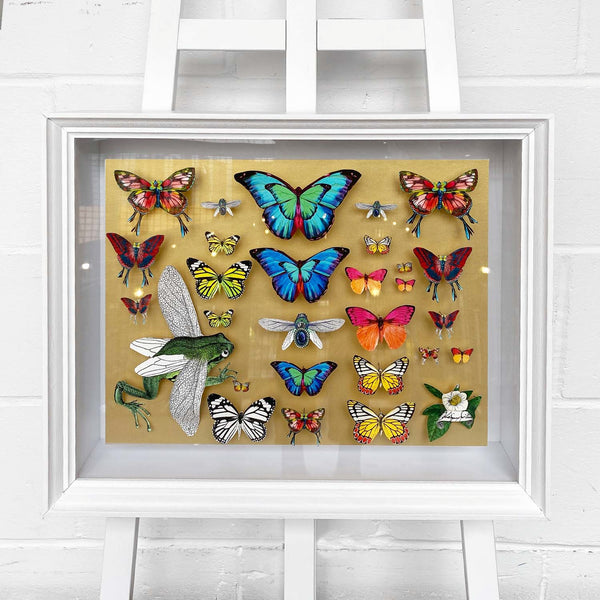 Specimen Tray - Bejeweled Bjöllur - Original Artwork 2023 - Kristjana S Williams Studio