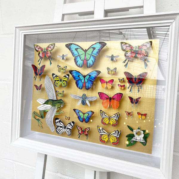 Specimen Tray - Bejeweled Bjöllur - Original Artwork 2023 - Kristjana S Williams Studio