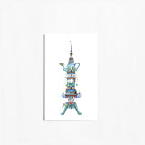 Tower Of Tea - Art Print - Kristjana S Williams Studio