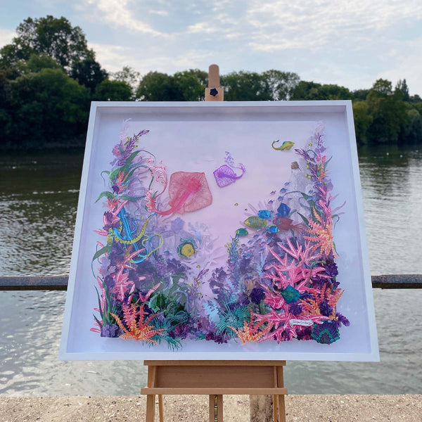 Deep Waters - Blár - Original Artwork 2023 - Kristjana S Williams Studio