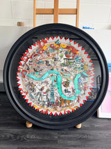 Austur Robin London Map - Original Artwork - Kristjana S Williams Studio