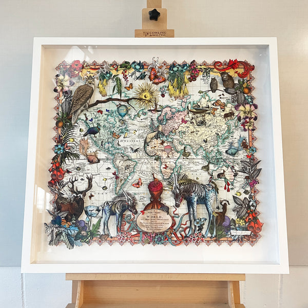 Navigators of the World - Zebra - 3D Hybrid Artwork