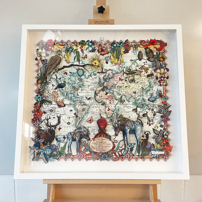 Navigators of the World - Zebra - 3D Hybrid Artwork