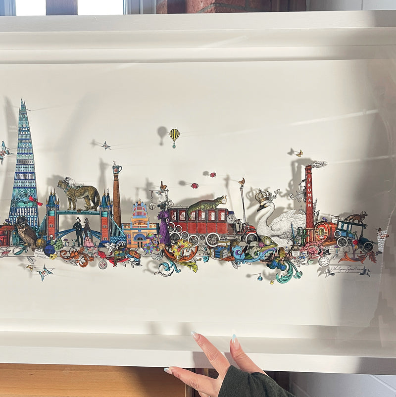 The London Skyline – Kettir og Kóngar - 3D Artwork