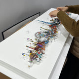 The London Skyline – Kettir og Kóngar - 3D Artwork