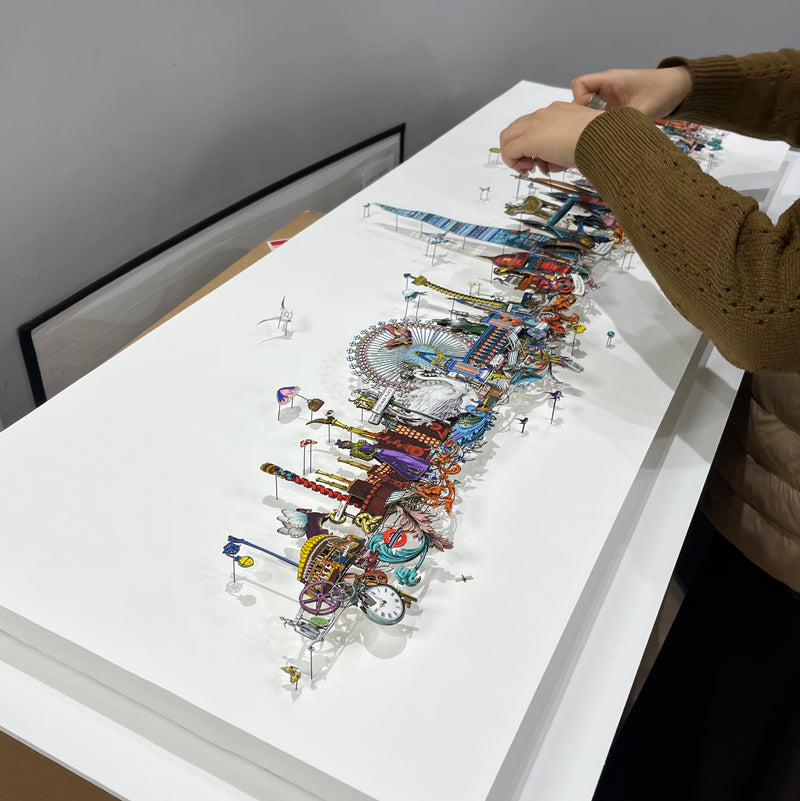 The London Skyline – Kettir og Kóngar - 3D Artwork