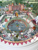 English Garden I - Warm - Framed Artwork - Kristjana S Williams Studio