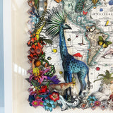 Navigators of the World - Giraffe - 3D Hybrid Artwork