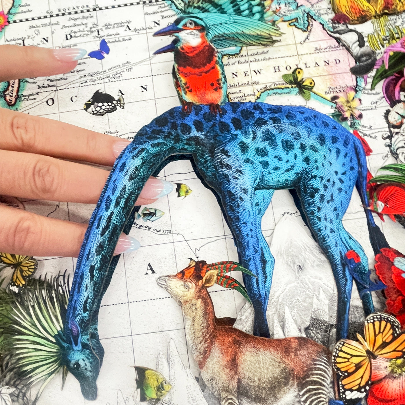 Navigators of the World - Giraffe | 3D Artwork 2025 | Kristjana S
