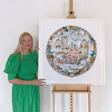Brúðarbúningur map of Iceland - Kristjana S Williams Studio
