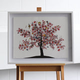 Bleika Blossom Tree - Framed Artwork - Kristjana S Williams Studio